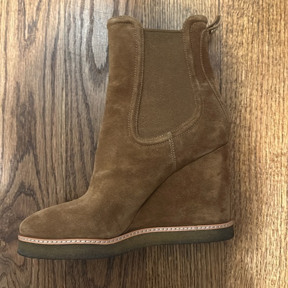 Veronica Beard Aari Wedge Suede Boot - Picture 6 of 6